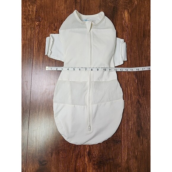 Happiest Baby SNOO Sleep Sack Swaddle Organic Cotton Unisex White Medium 2-4M - Picture 2 of 7